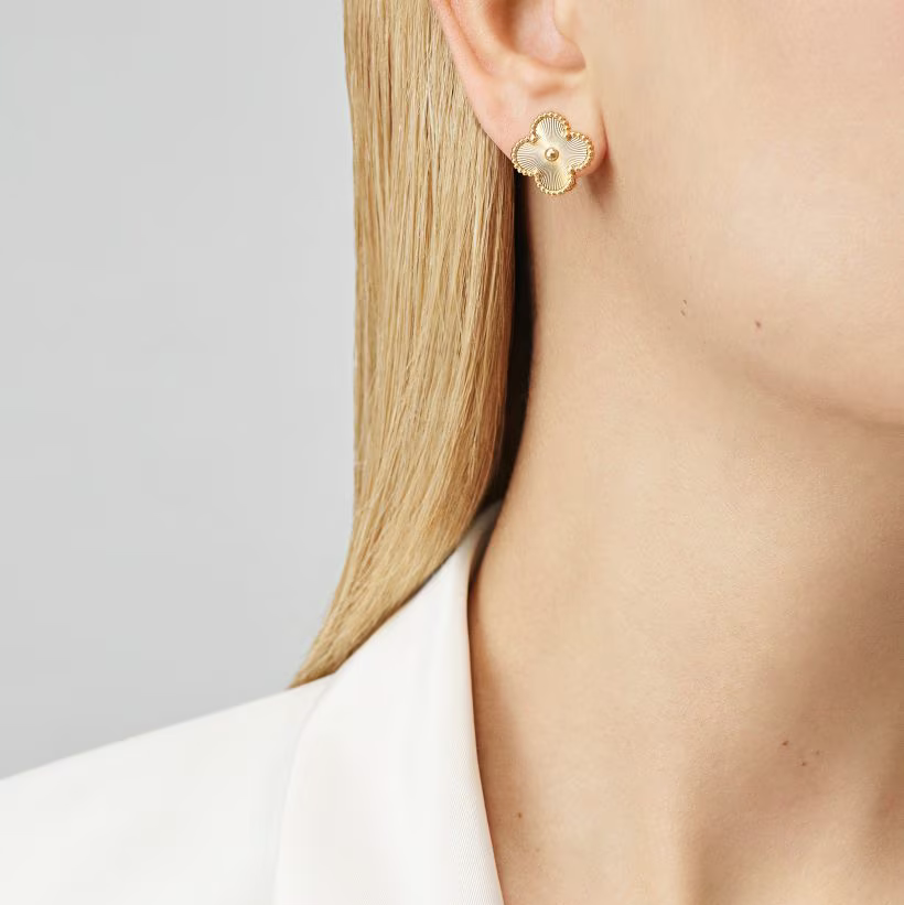 Clover Gld Earrings