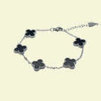 Clover Silver Black