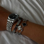 Clover Silver Black