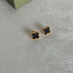 Clover Blk Earrings