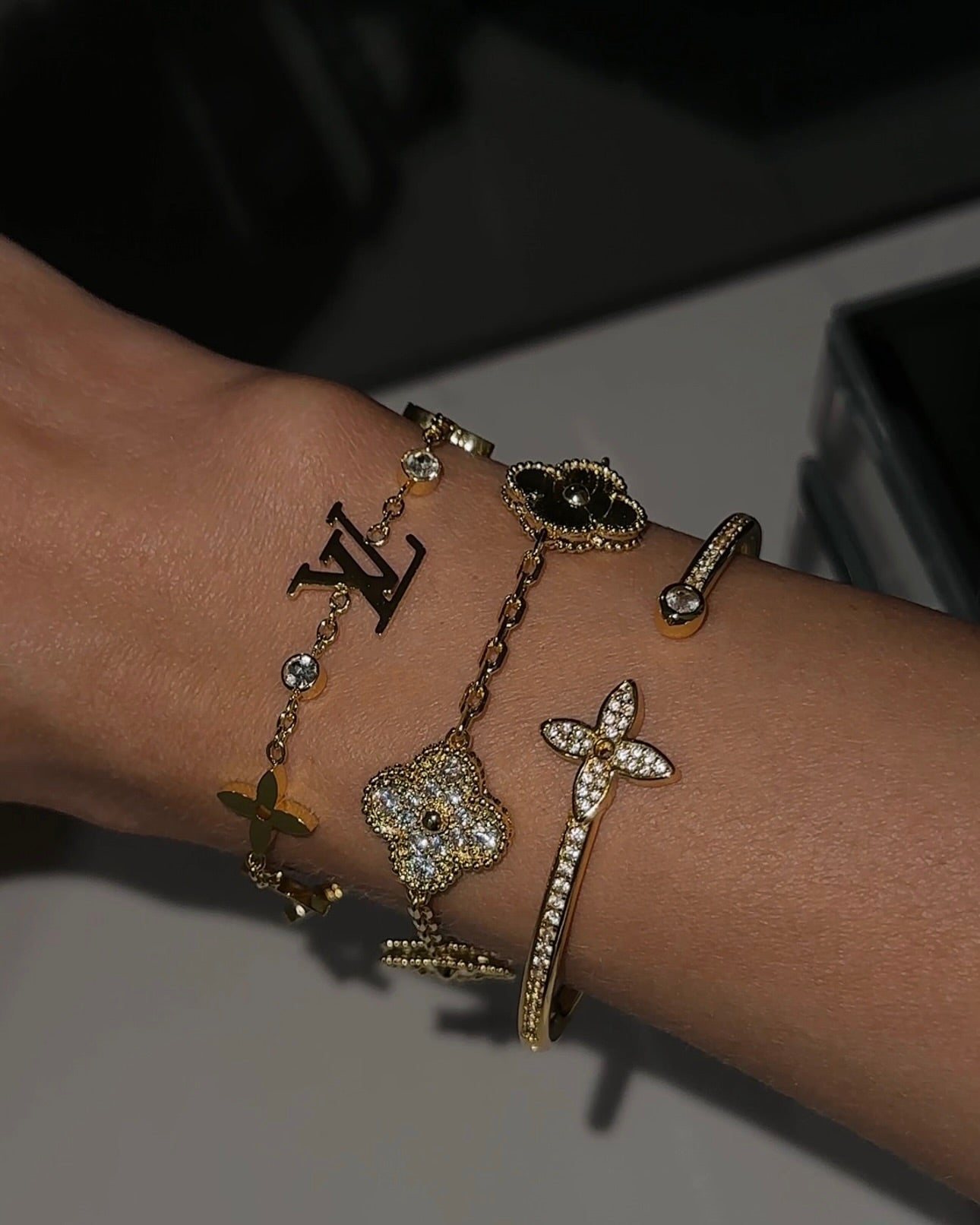 Lacey Gold Bracelet