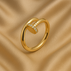 Gold Nail Ring