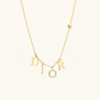 Gold CR Necklace